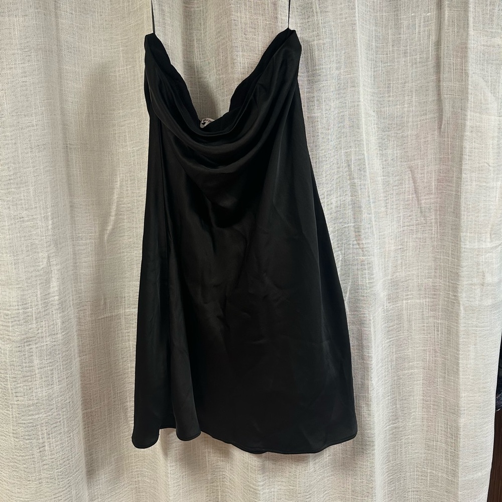 Reformation mini silk slip dress